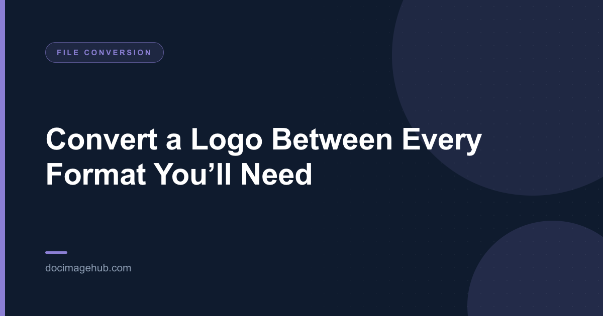 Convert a Logo Between Every Format You’ll Need